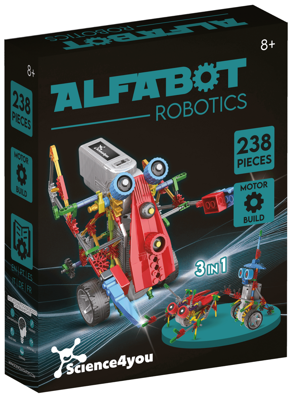 Robot - Robotics Alfabot 3 em 1