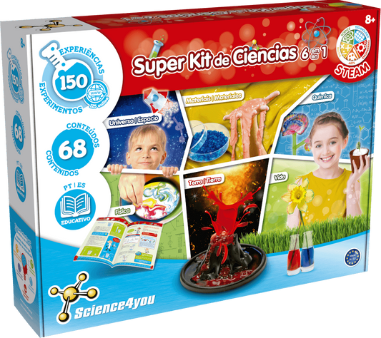 Super Kit de Ciências 6 em 1