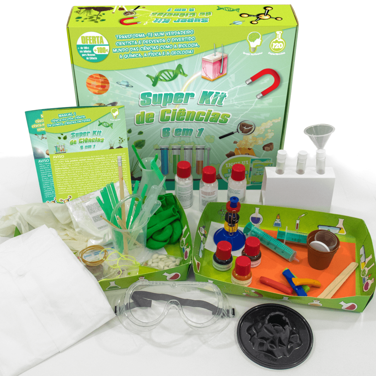 Super Kit de Ciências 6 em 1