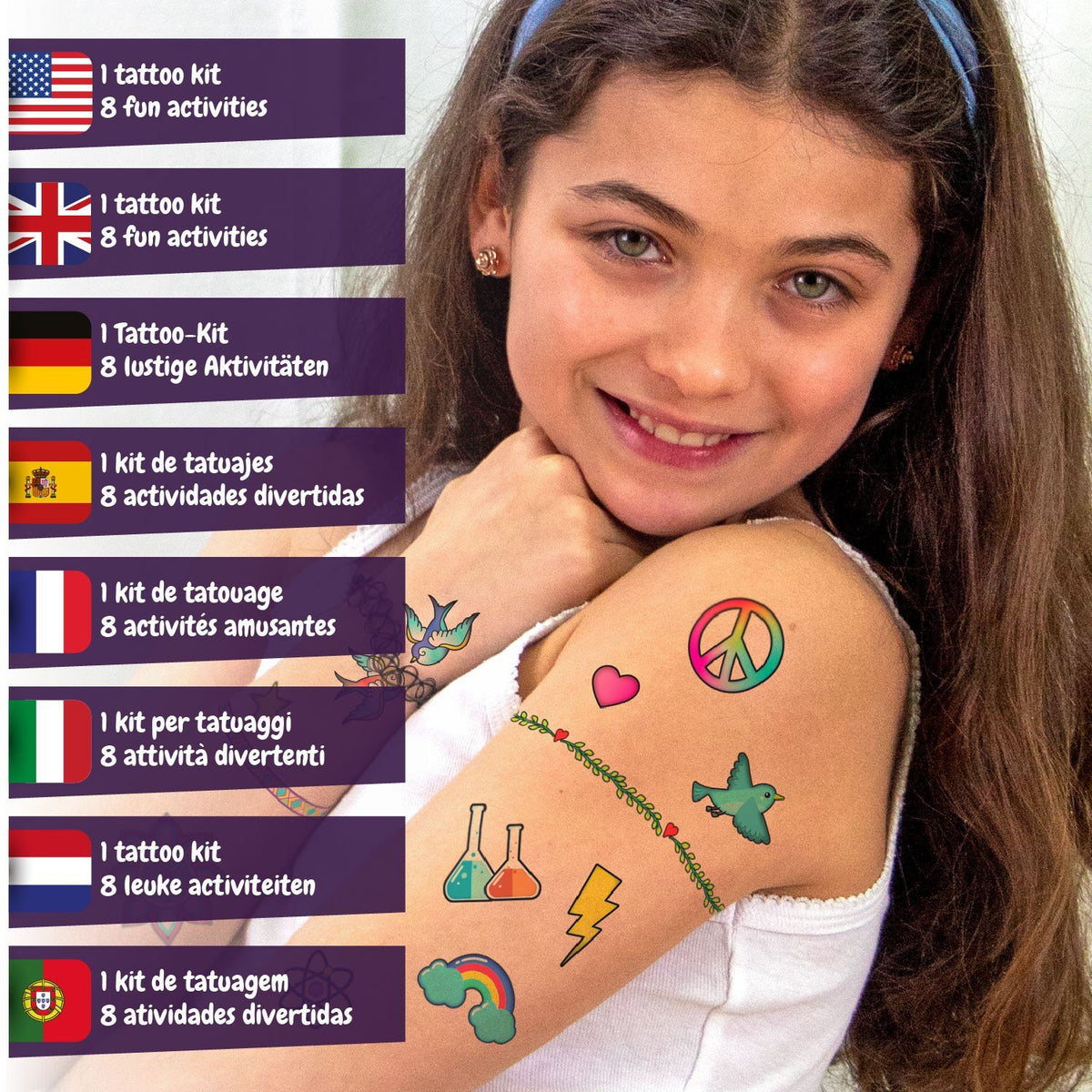 Fabrique de Tatouages Temporaires - Multilingue