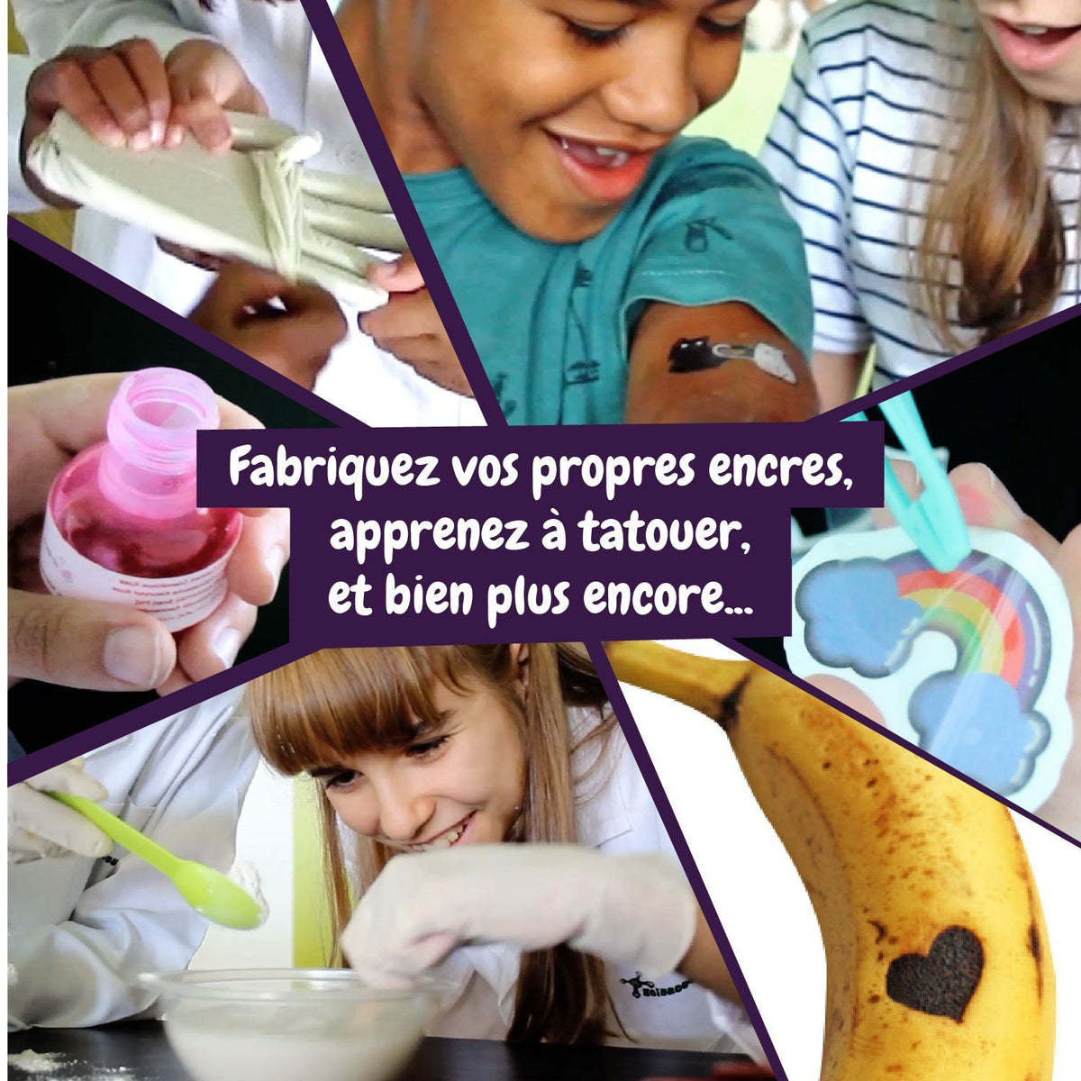 Fabrique de Tatouages Temporaires - Multilingue