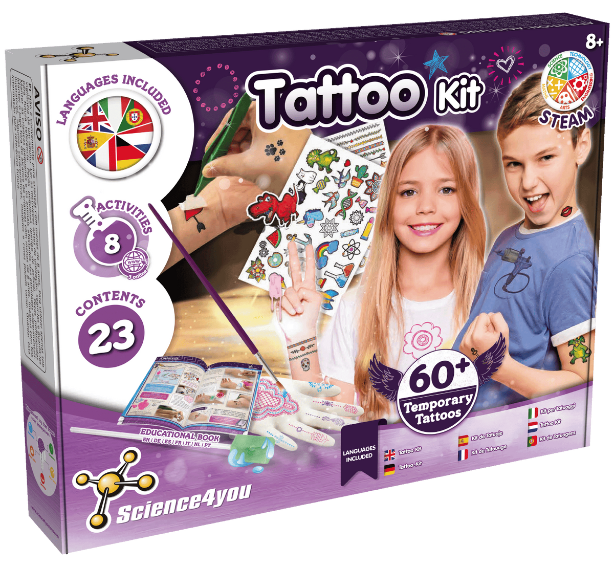 Fábrica de Tatuagens Temporárias - Multilingue