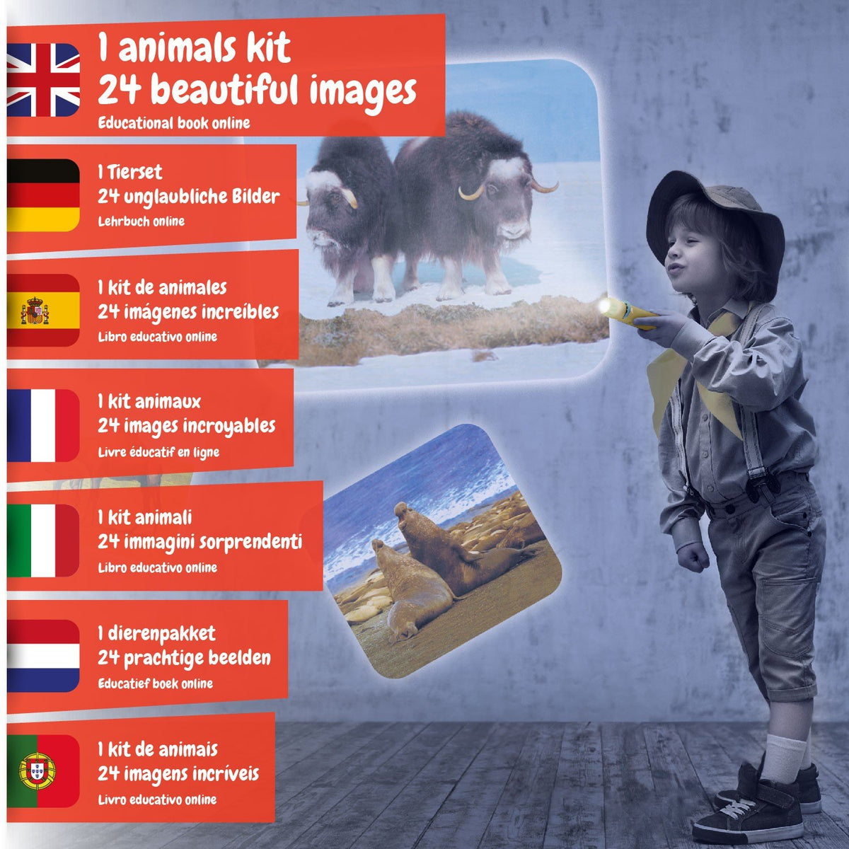 Lanterne Projecteur Animale