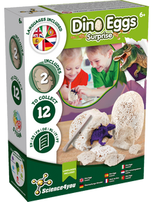 Huevos de Dinosaurios Sorpresa (Versión Multilingüe)