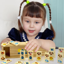 Dominó de Madera para niños - Animales