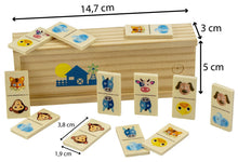 Dominó de Madera para niños - Animales