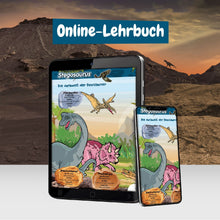 Fossilienausgrabungen leuchten im Dunkeln - Stegosaurus