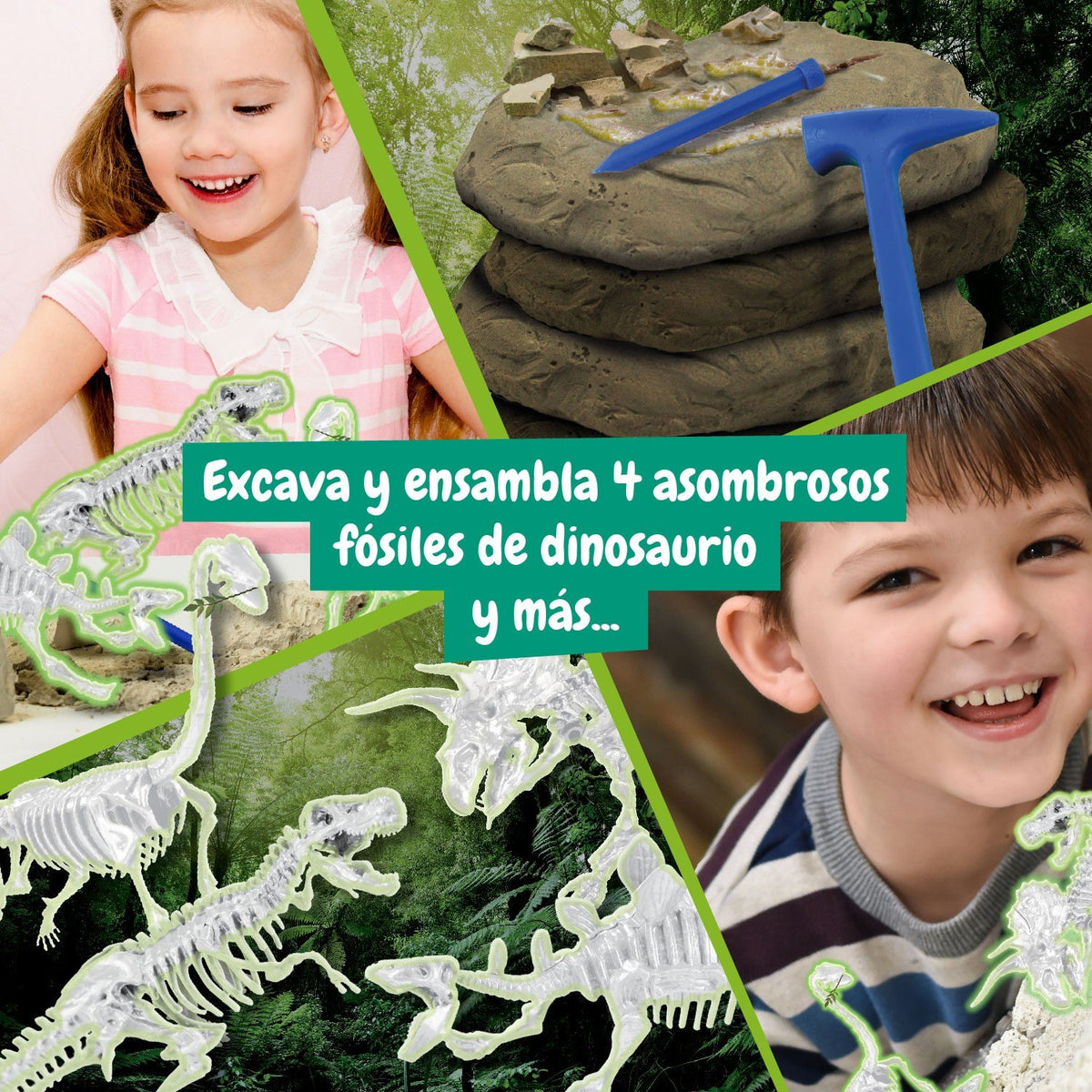 Excavaciones fósiles 4 en 1 GID