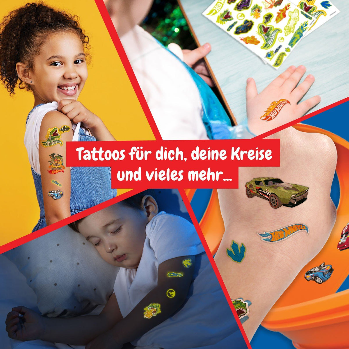 Kindertattoos - Hot Wheels