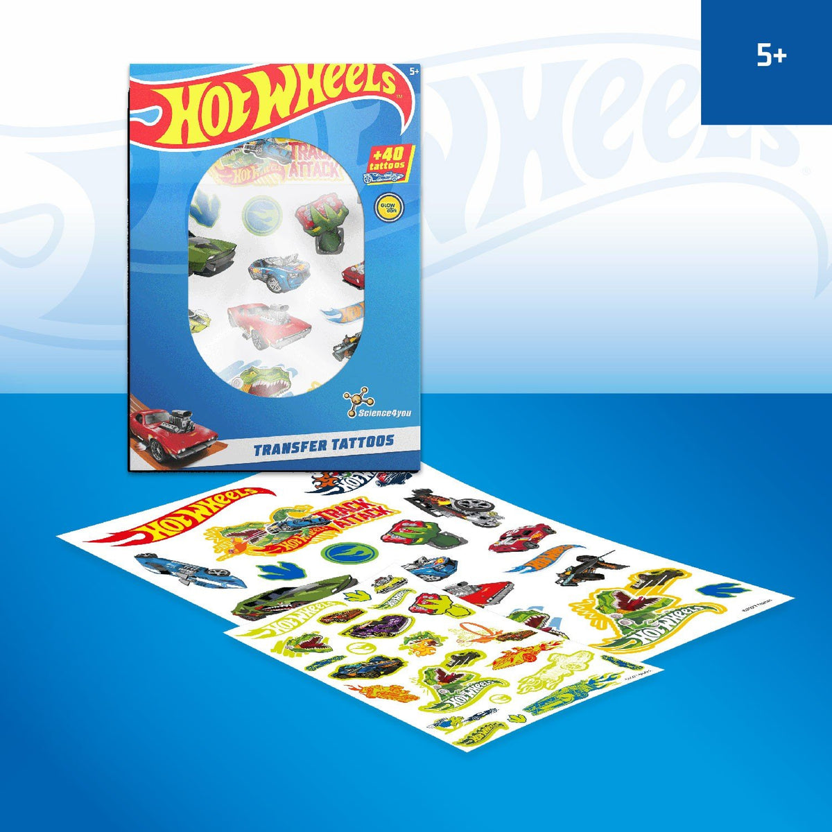 Tatuajes para niños Hot Wheels