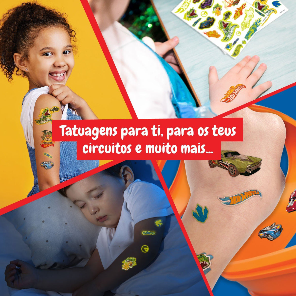Tatuagens Infantis - Hot Wheels