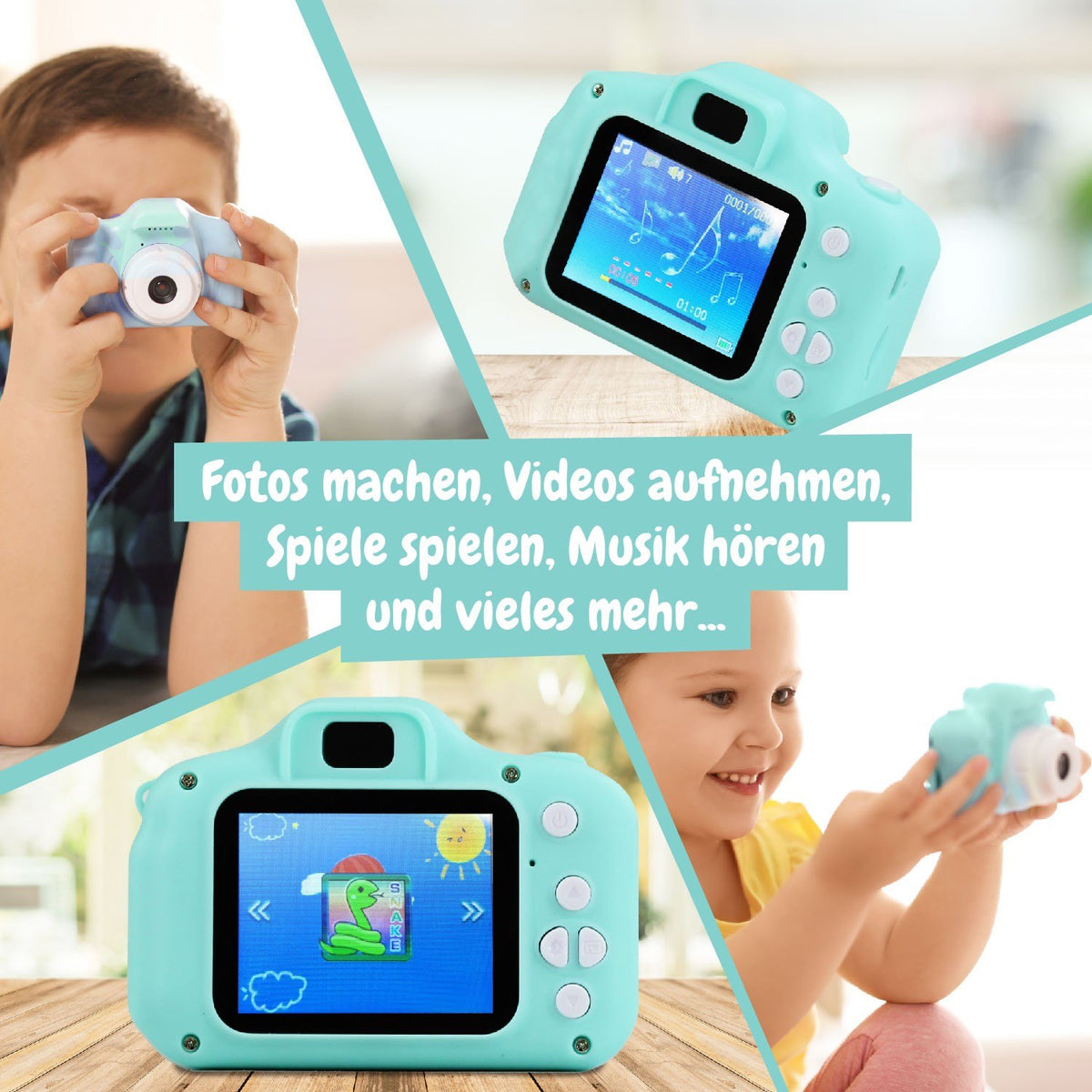 Mini Câmera Infantil HD