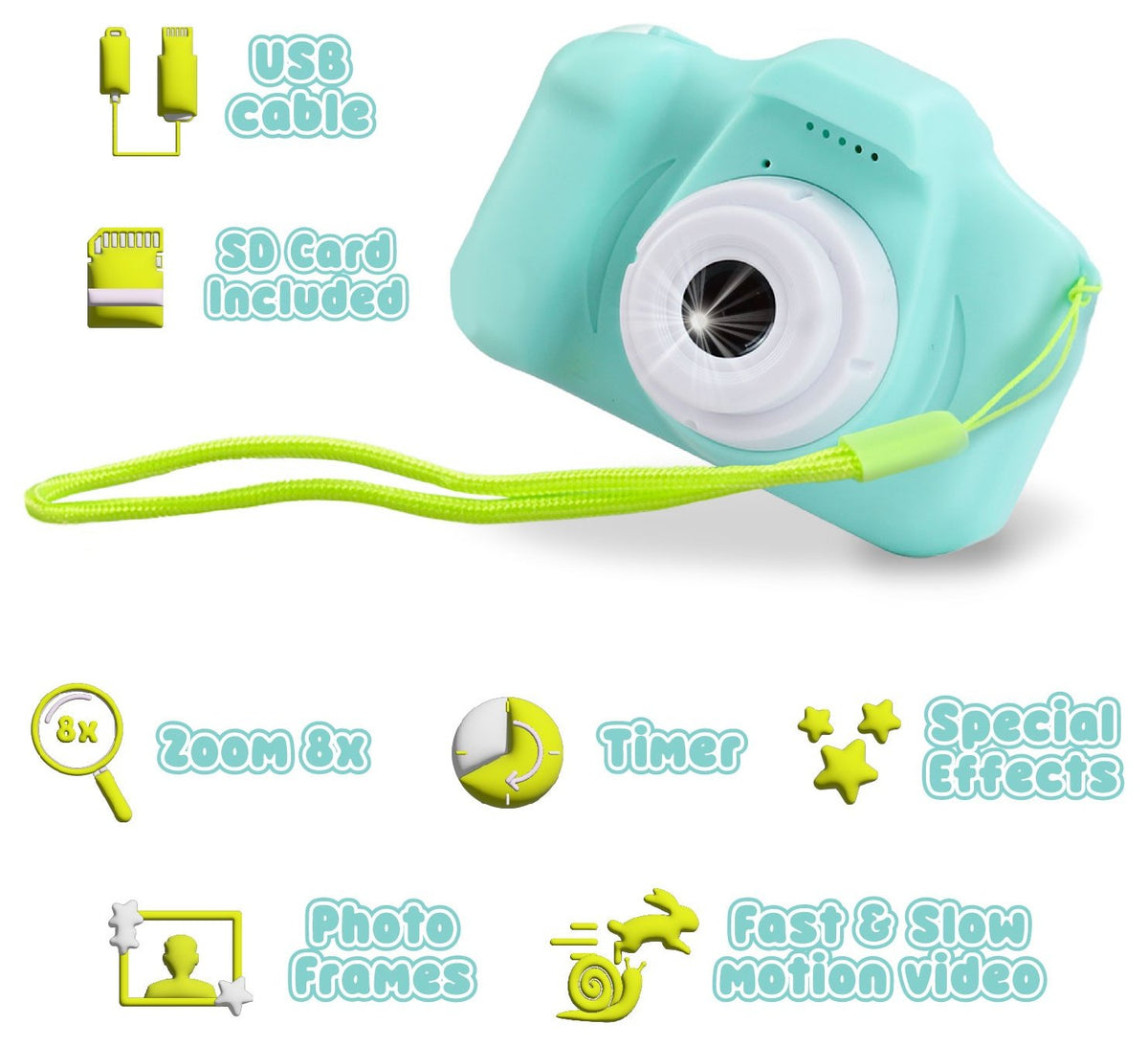 Mini Câmera Infantil HD