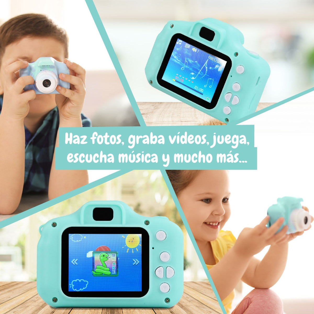Mini Câmera Infantil HD