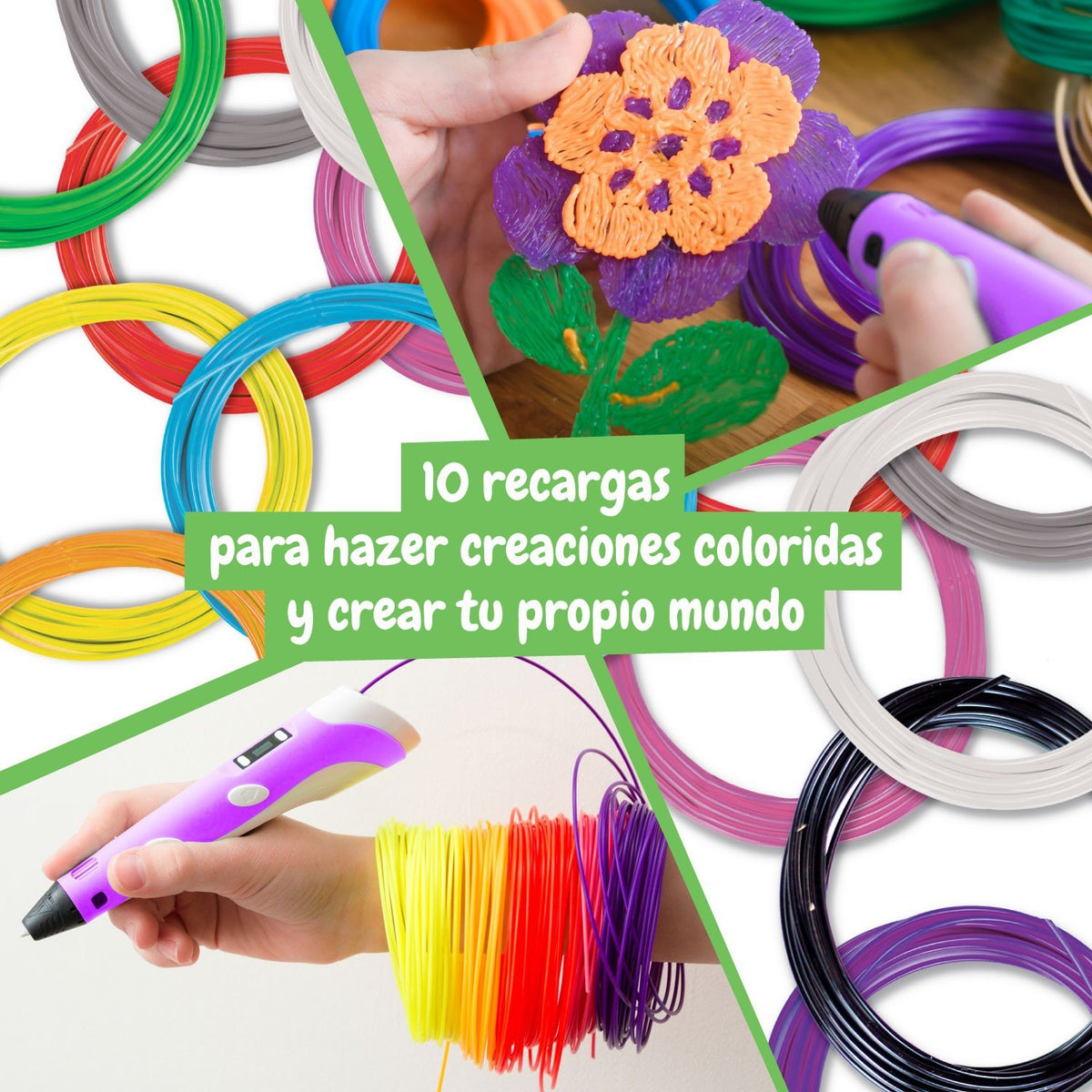 Recargas Caneta 3D