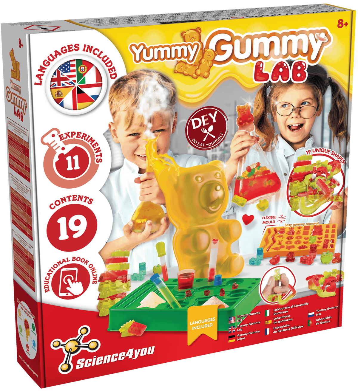 Laboratorio de Gominolas (Versión Multilingüe)