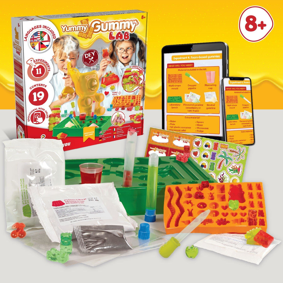 Laboratorio de Gominolas (Versión Multilingüe)