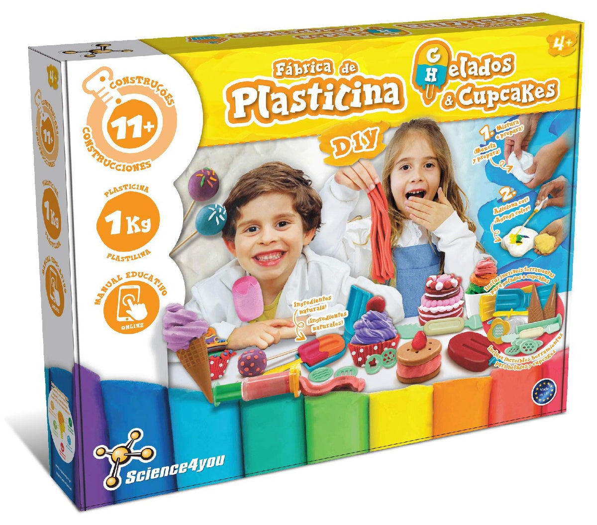 Fábrica de Plastilina Helados y Cupcakes