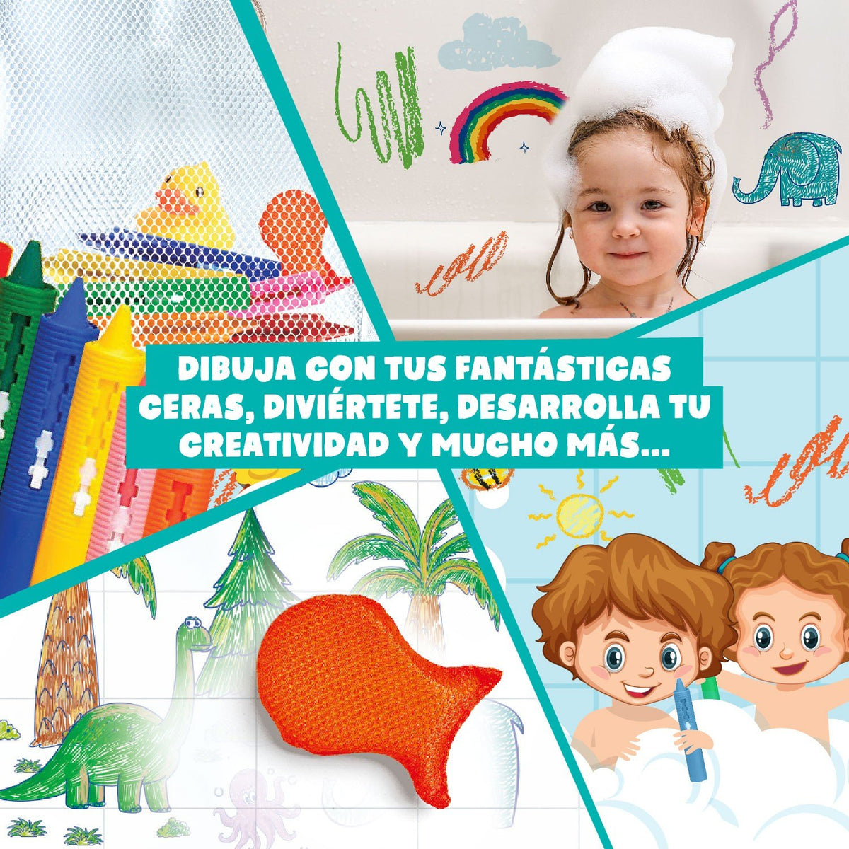 Lápis de Banho (Versão Multilingue)