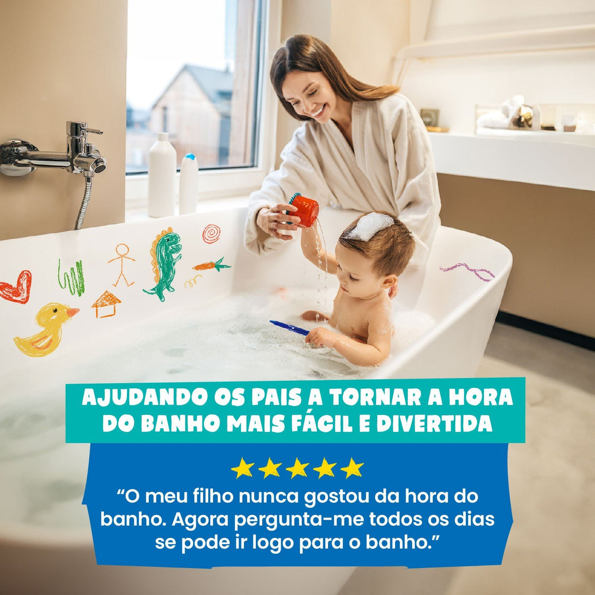 Lápis de Banho (Versão Multilingue)