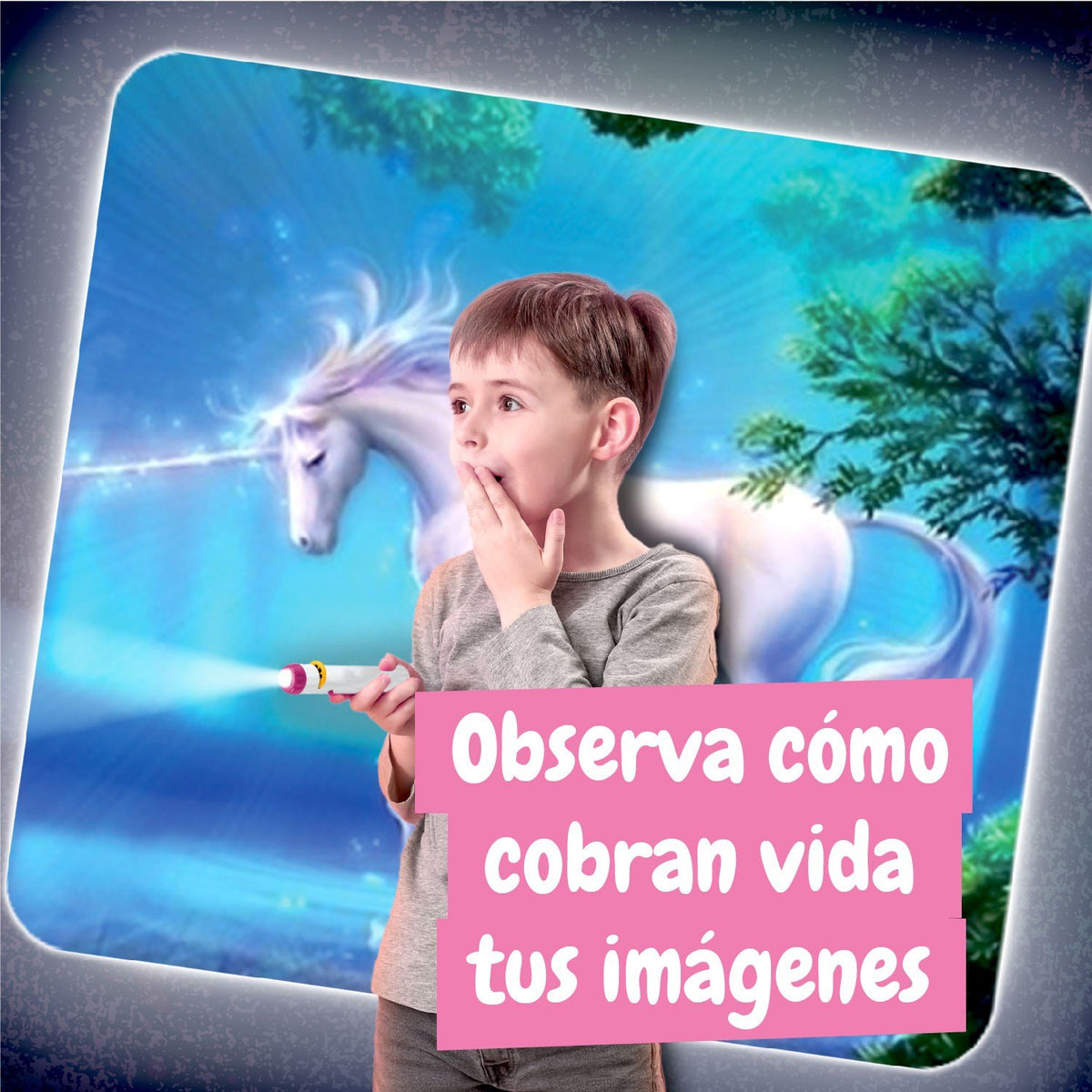 Proyector Linterna Unicornio