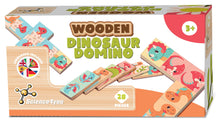 Dominó de Madera Dinosaurios