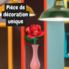 Kit de Construction Rose Rouge