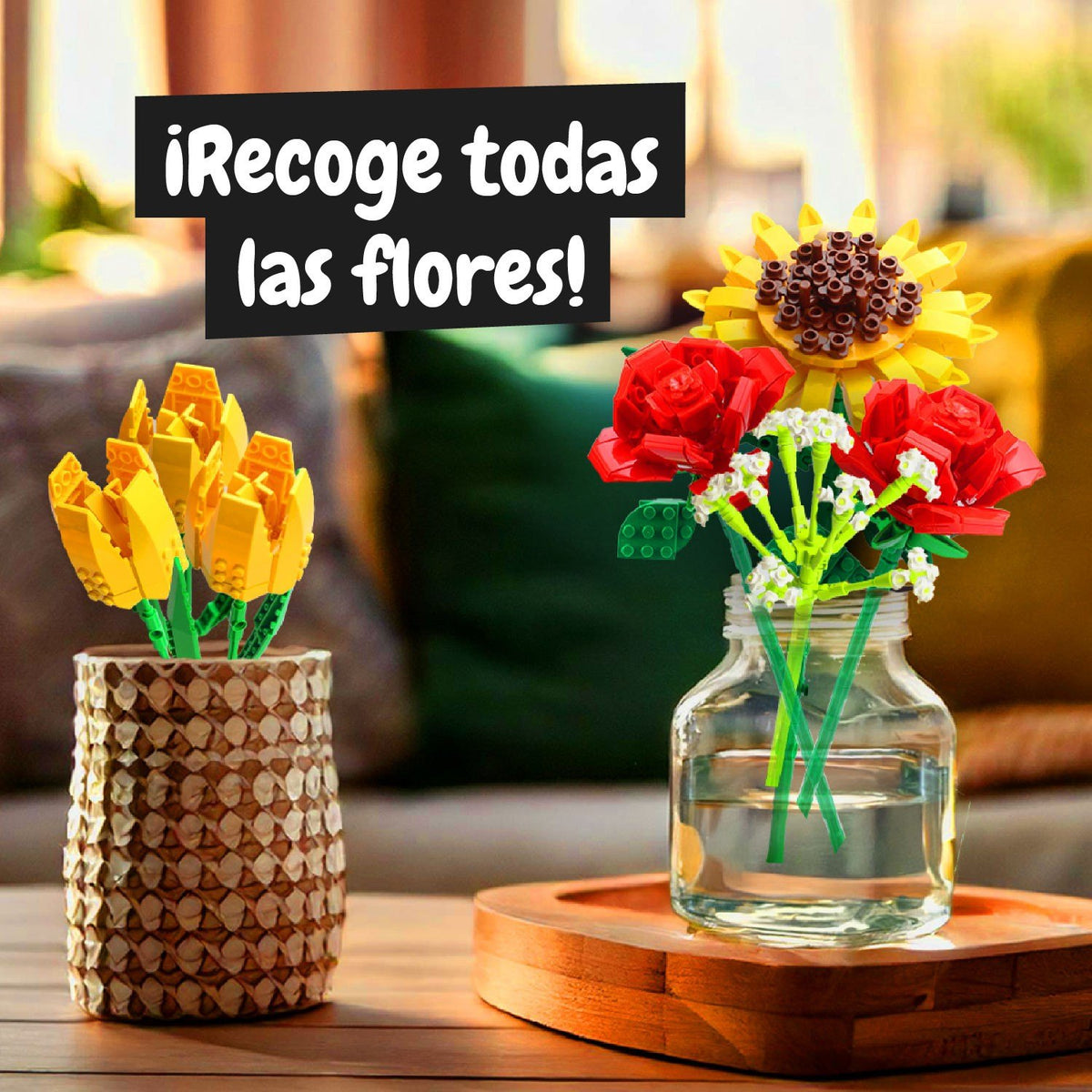 Kit de Construcción Ramo de Rosas