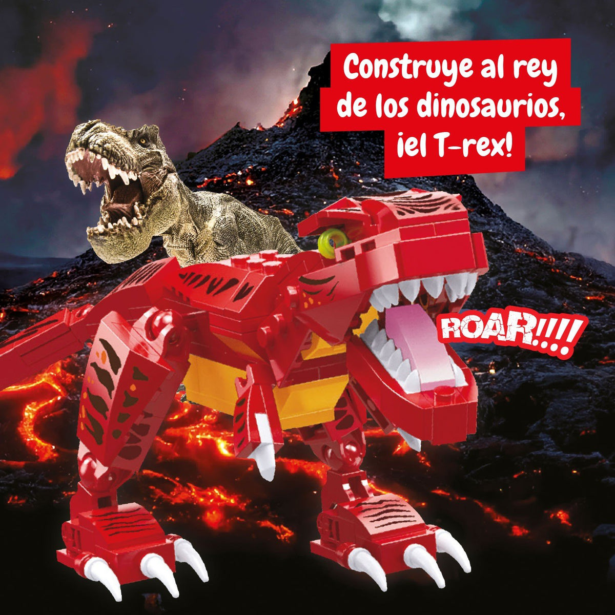 Kit de Construção Dinossauro T-Rex