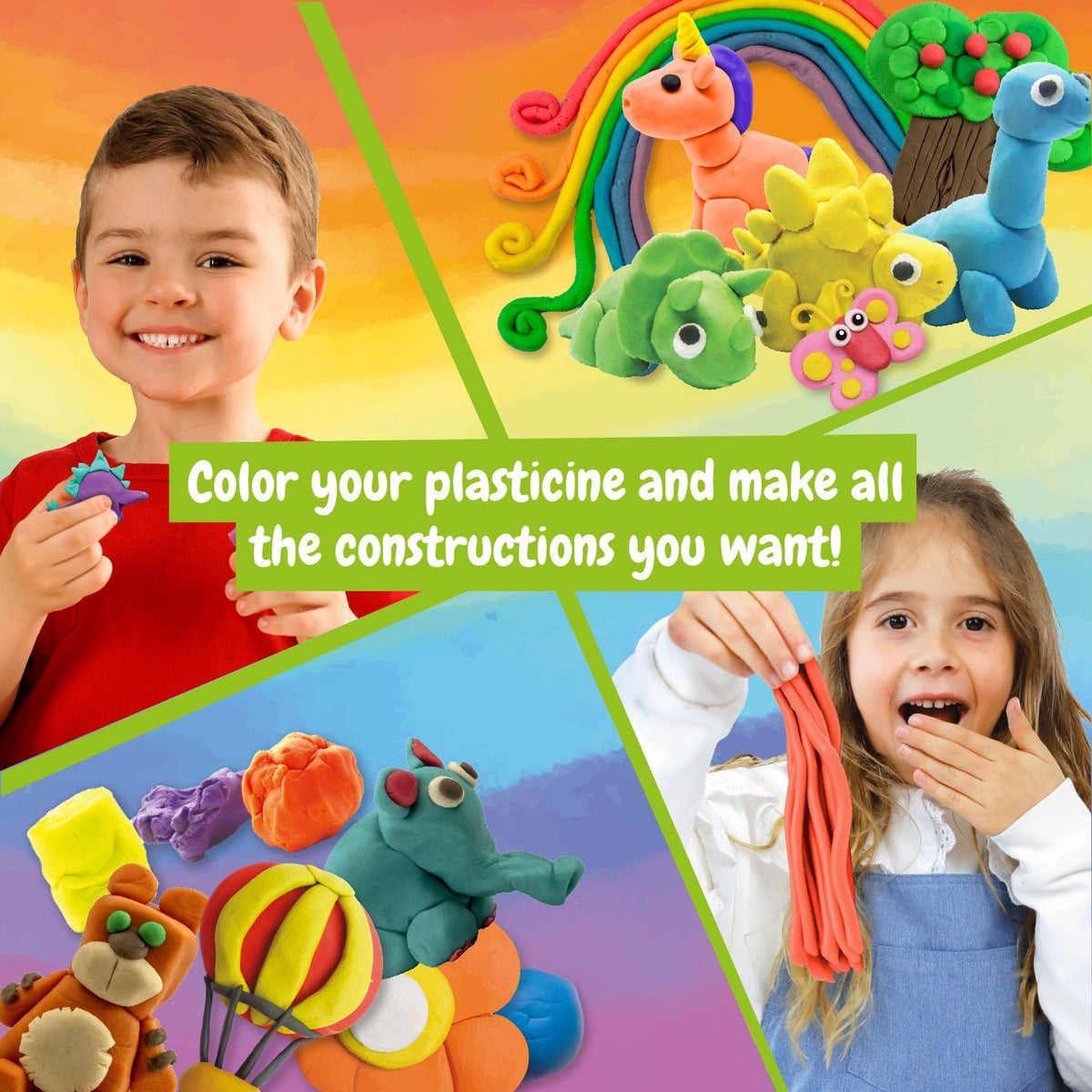 Multicolor Modelling Clay