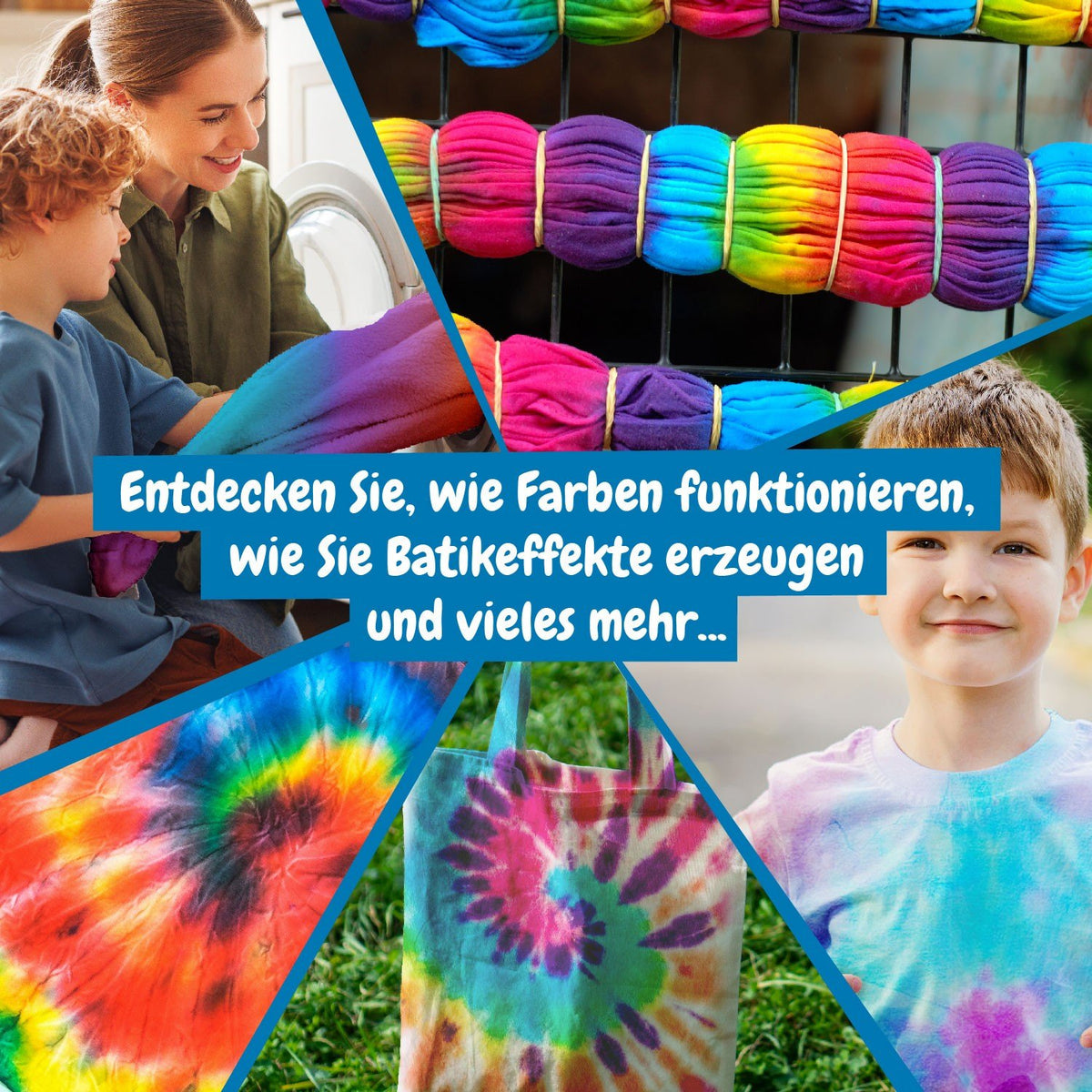 O Meu Primeiro Laboratório Tie-Dye