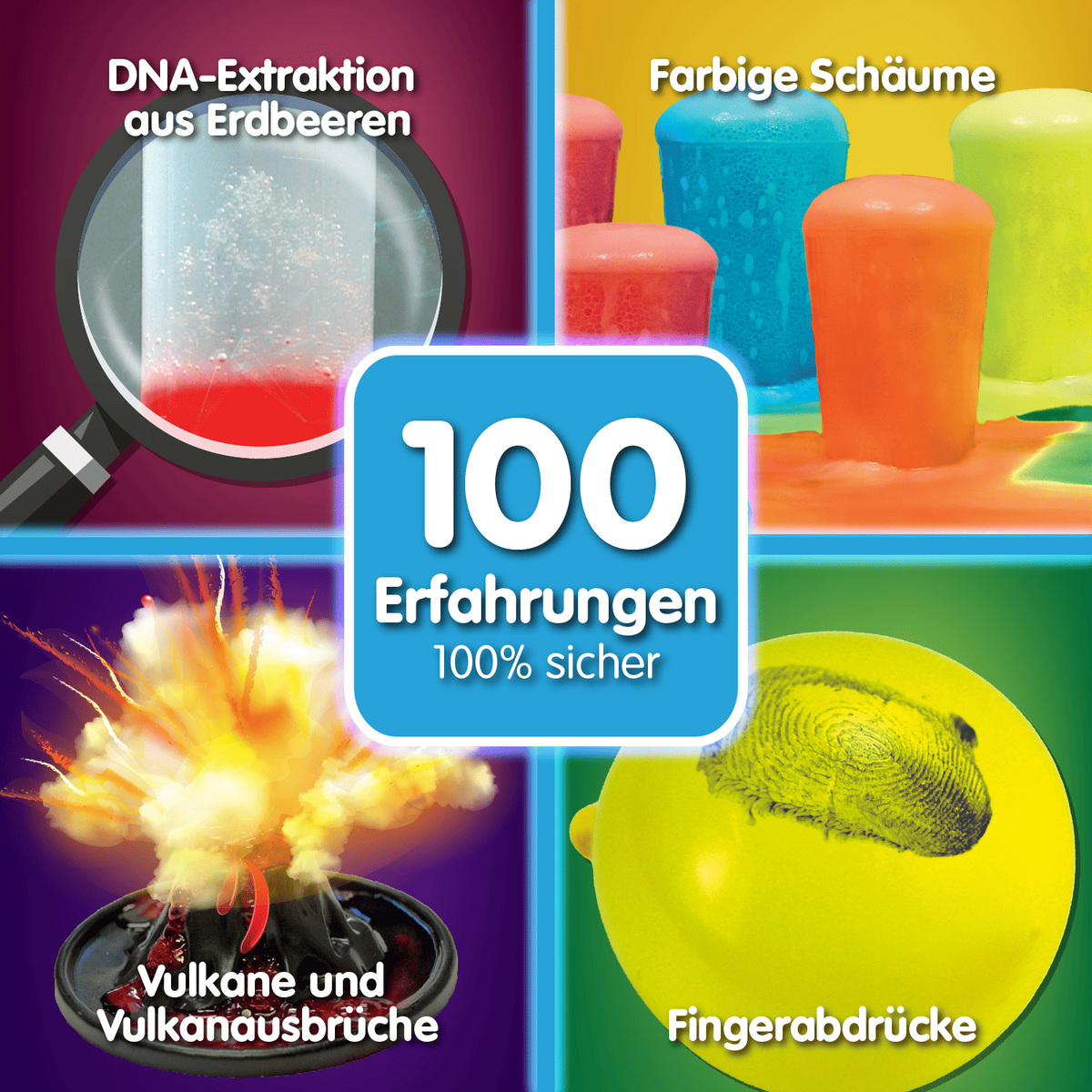 Kit de Ciências 100 Experiências