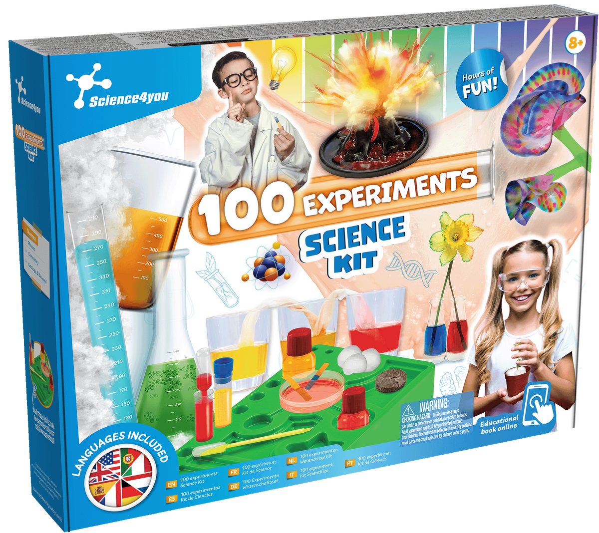 Kit de Ciências 100 Experiências