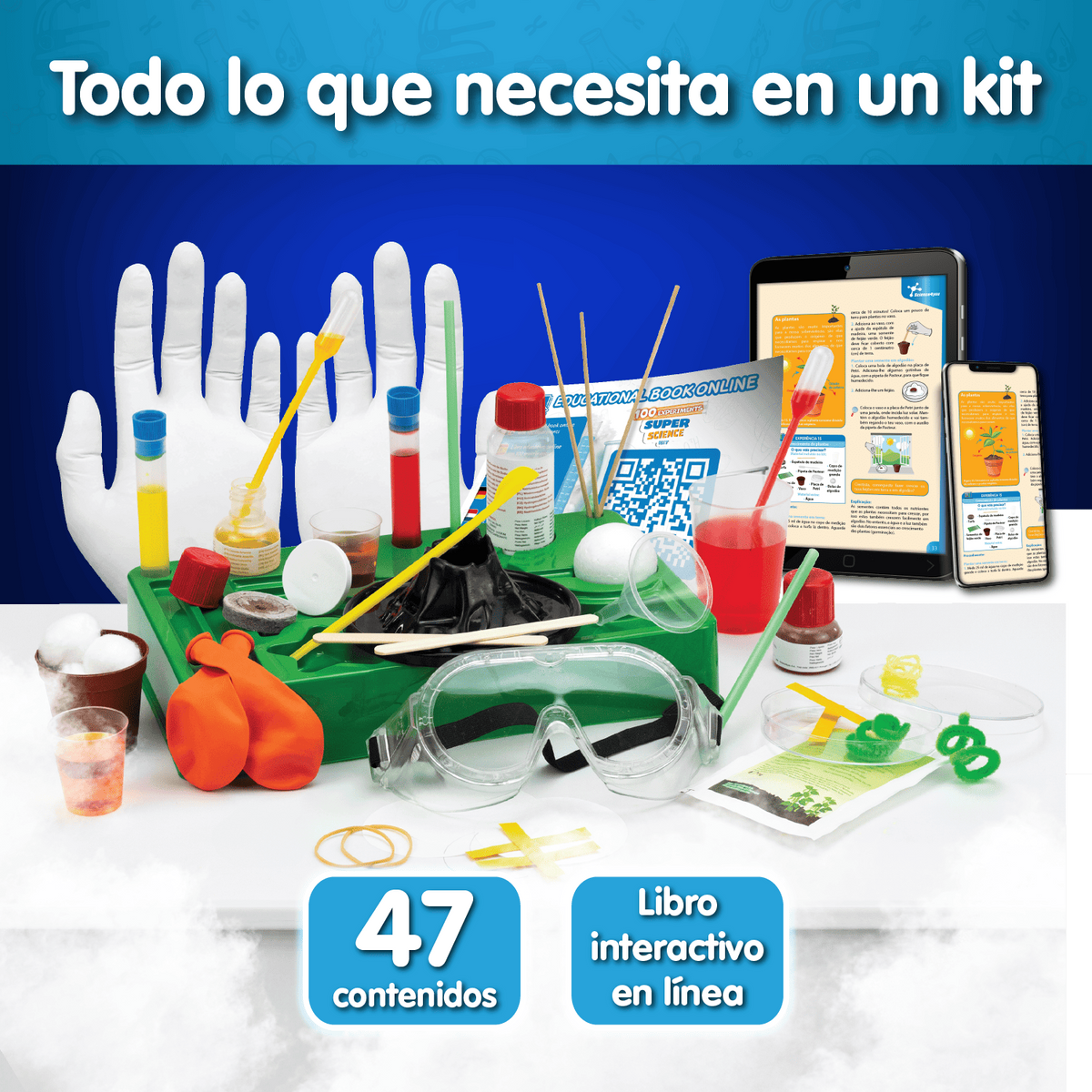 Kit de Ciências 100 Experiências