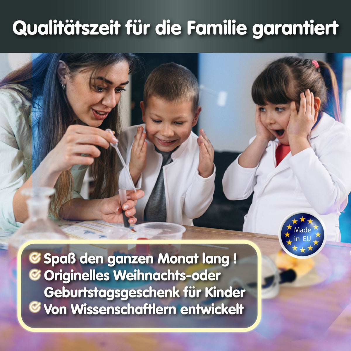 Wissenschaftsset mit 250 Experimenten