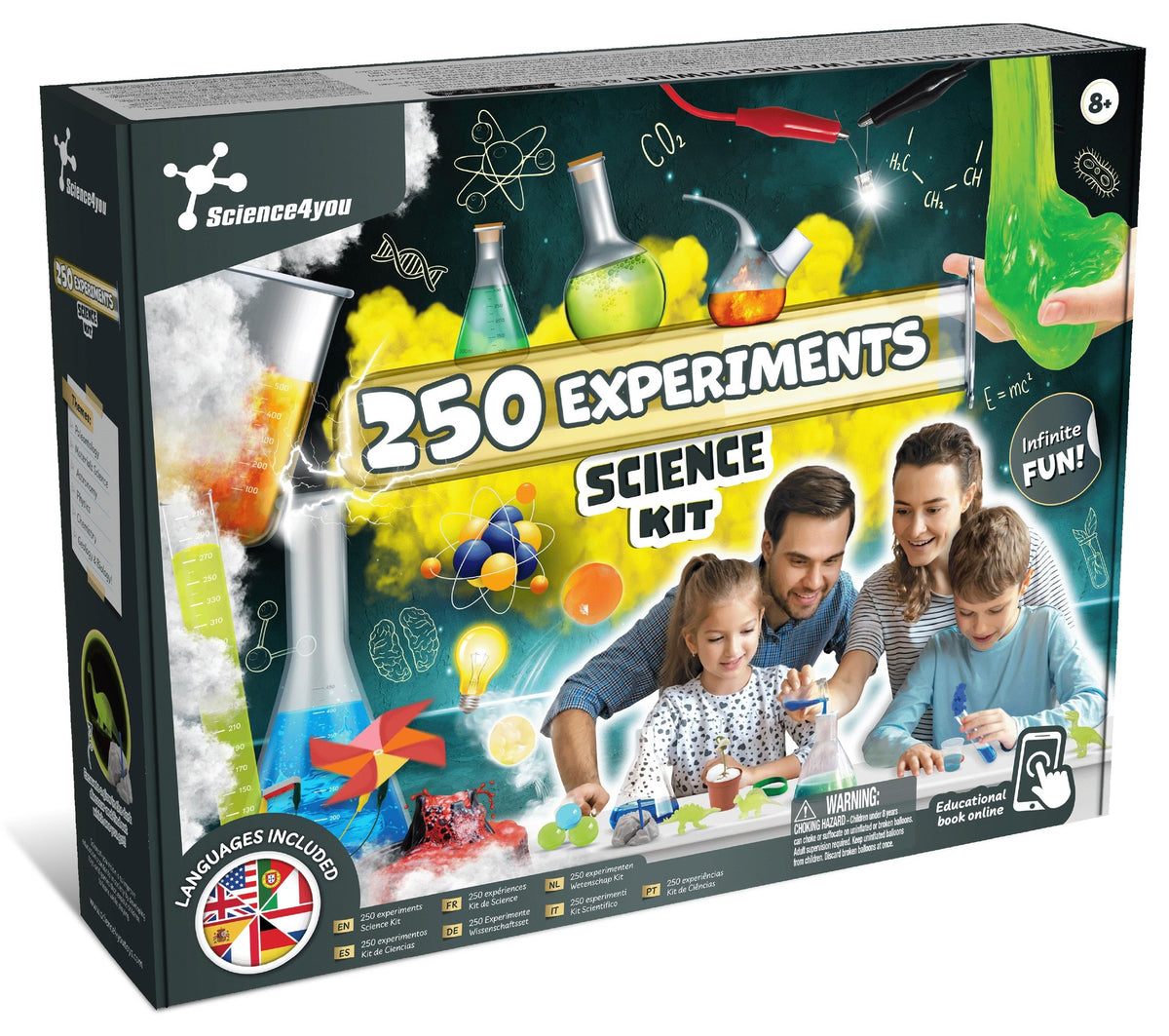 Kit de Ciencias 250 Experimentos!