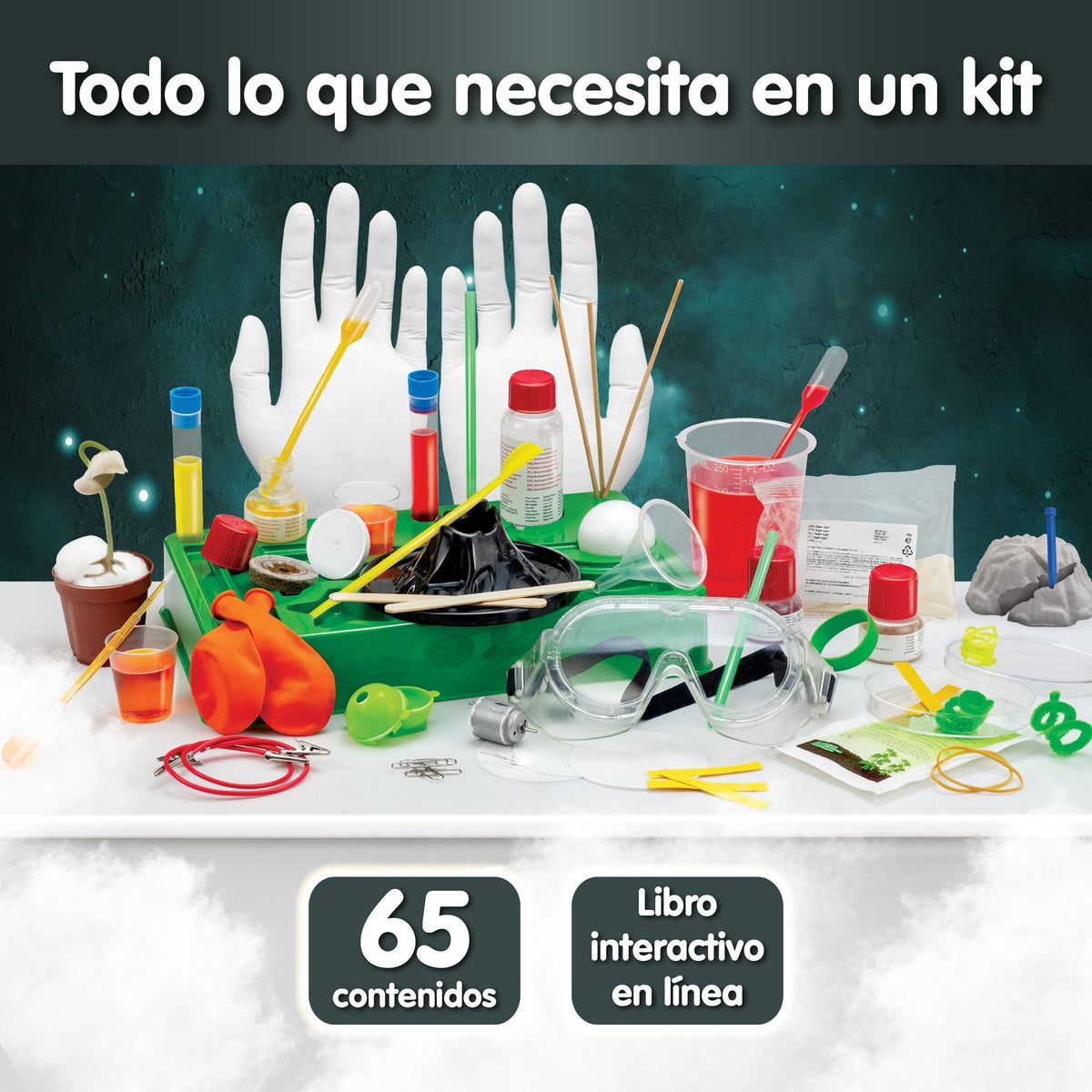 Kit de Ciencias 250 Experimentos!