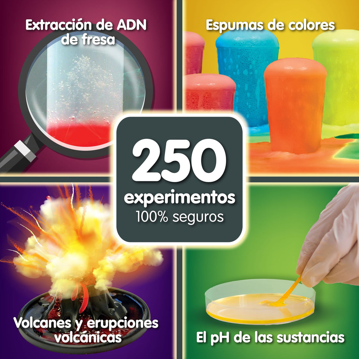 Kit de Ciencias 250 Experimentos!