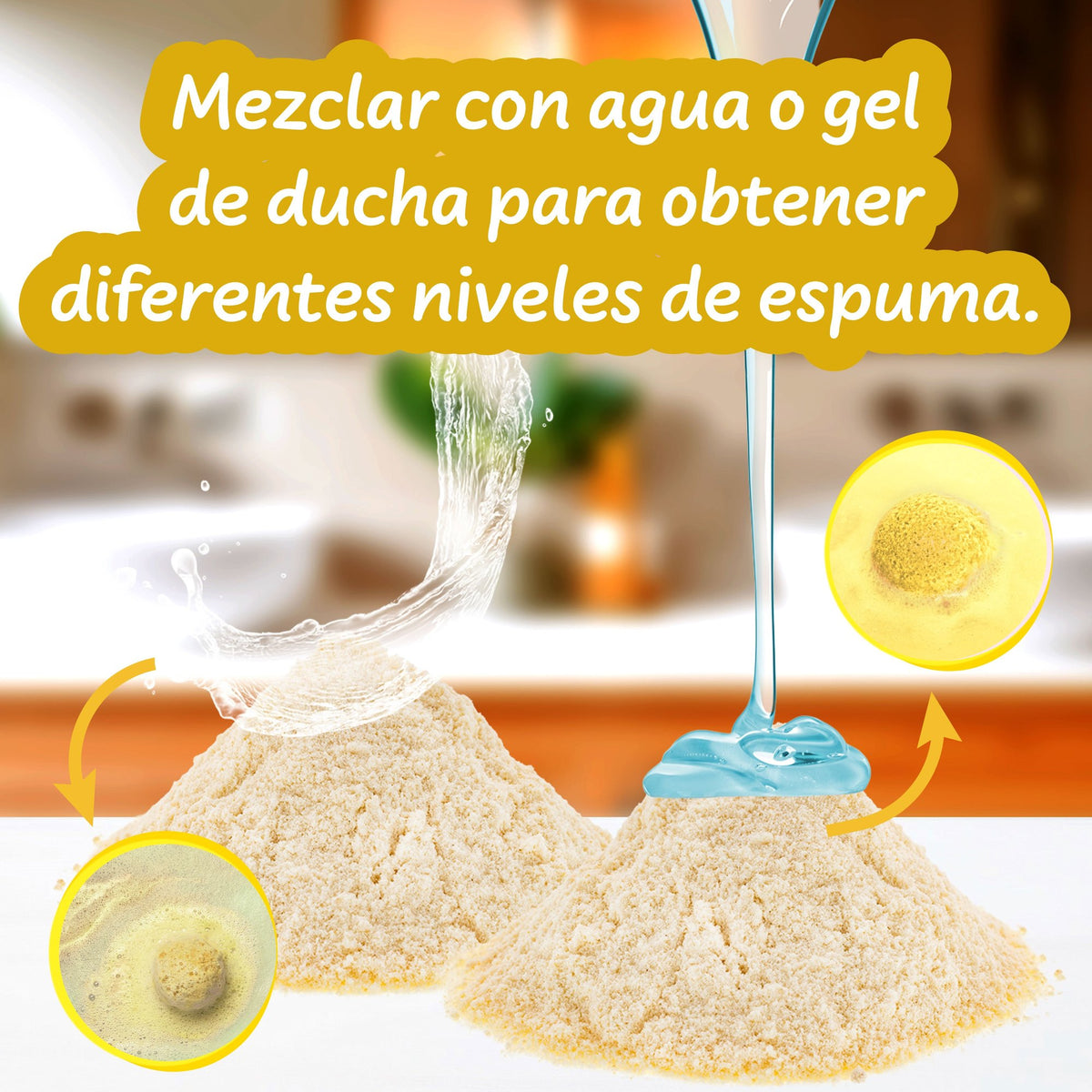 Kit Bombas de Baño Amarillo