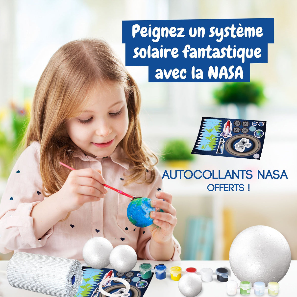 Système Solaire 3D NASA Brille dans le Noir