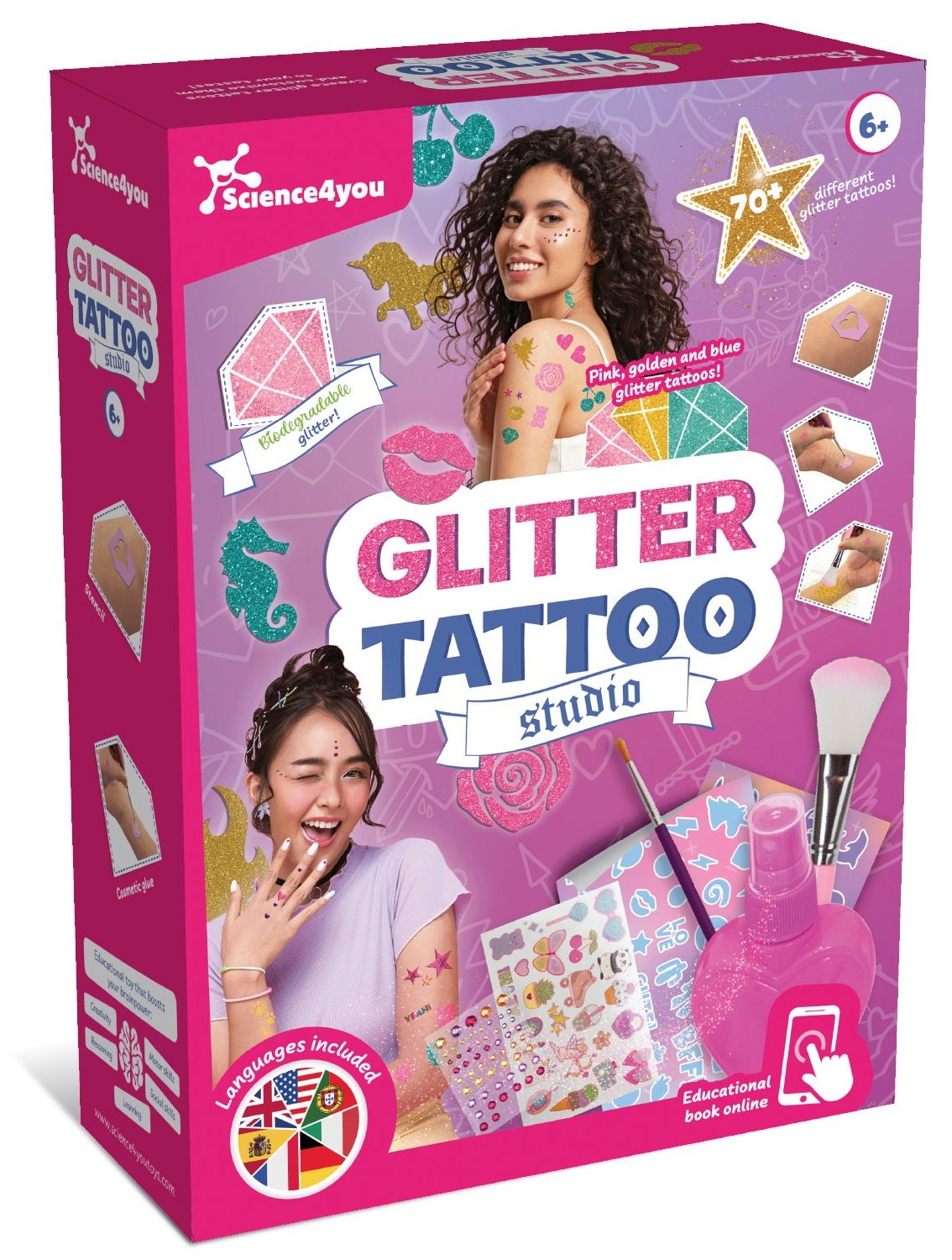 Tatuajes con Purpurina