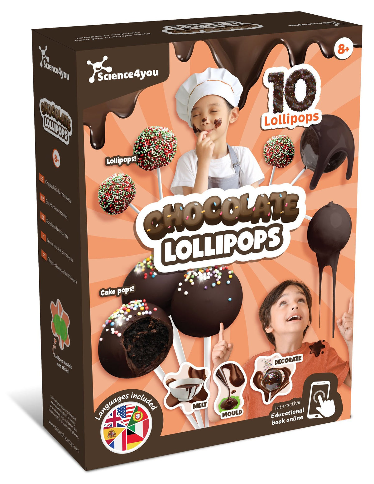 Chupachups de Chocolate
