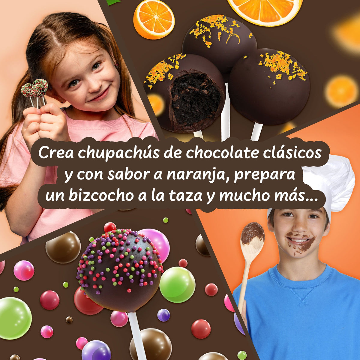 Chupachups de Chocolate