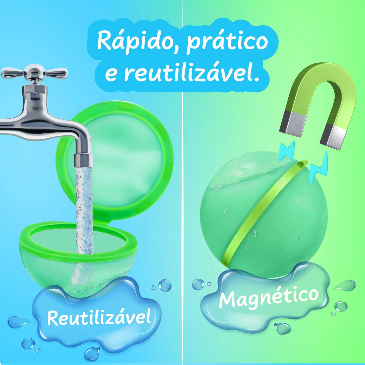 Balões de Água Reutilizáveis
