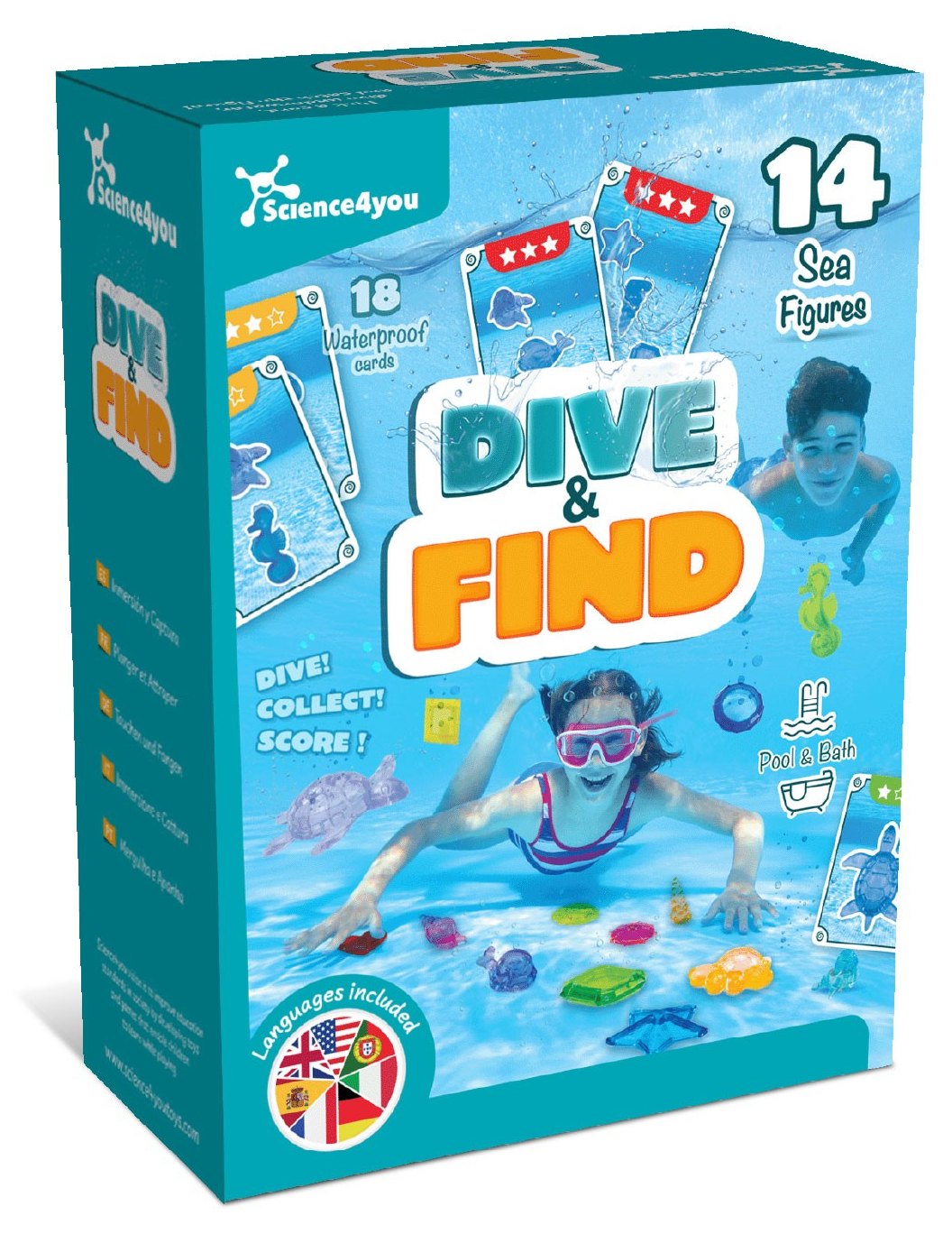 Sumérgete y Busca - 1.er Kit de Juegos de Agua