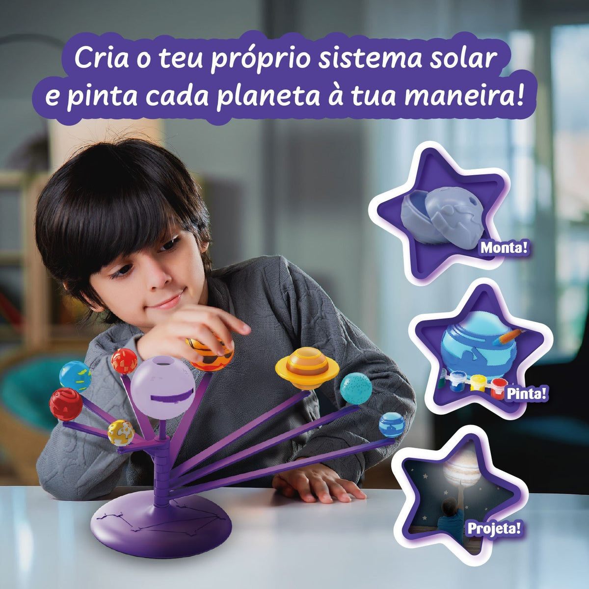 Solar System with Projector