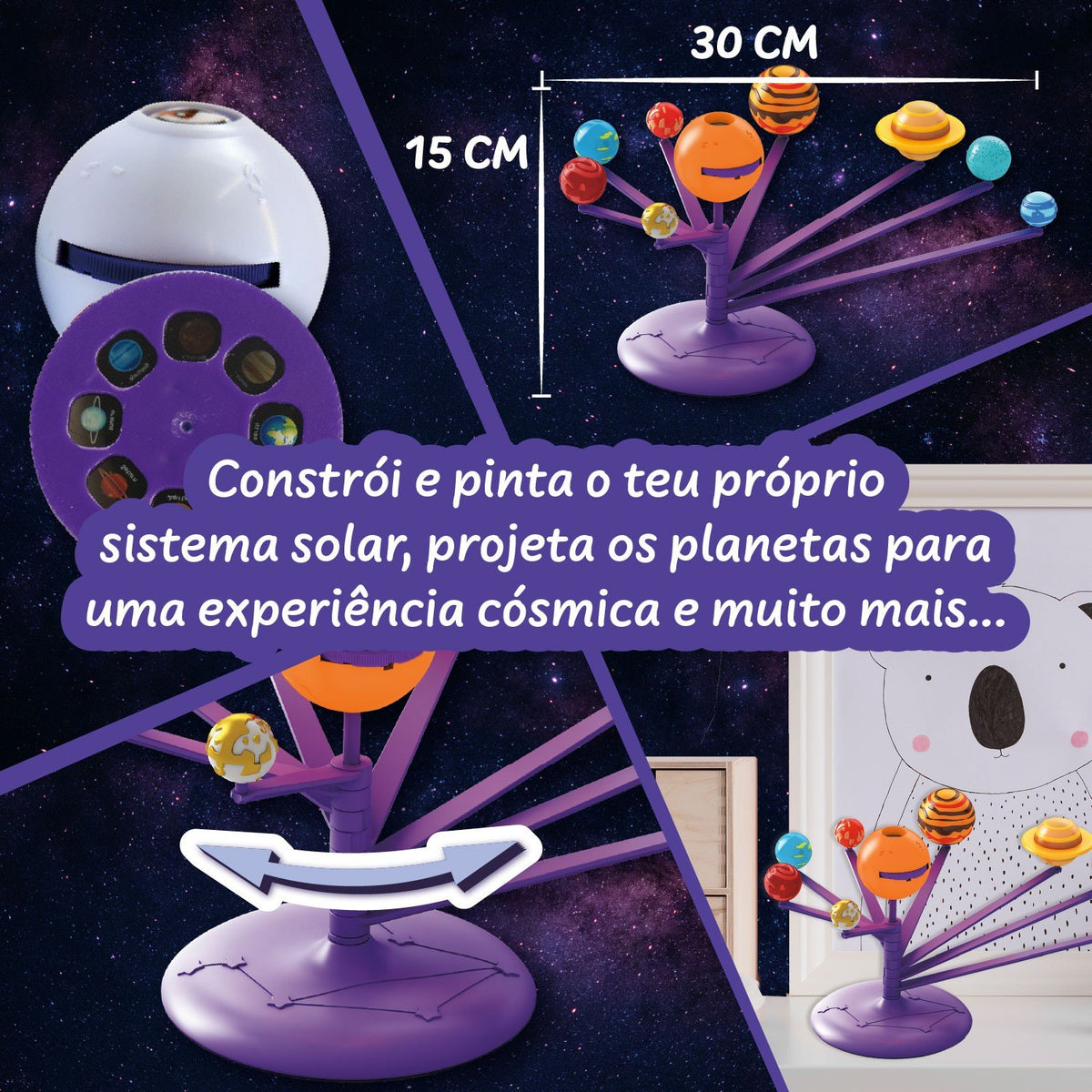 Solar System with Projector