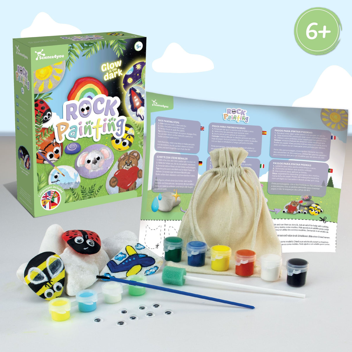 Kit Pintura de Piedras
