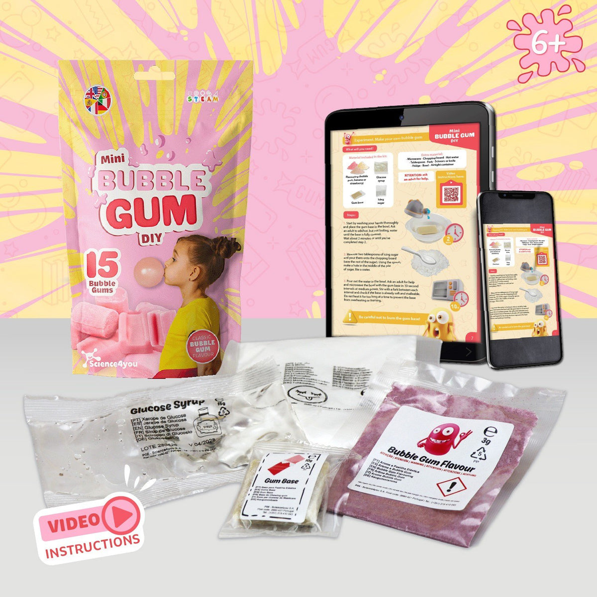 Mini kit de Pastillas Bubble Gum