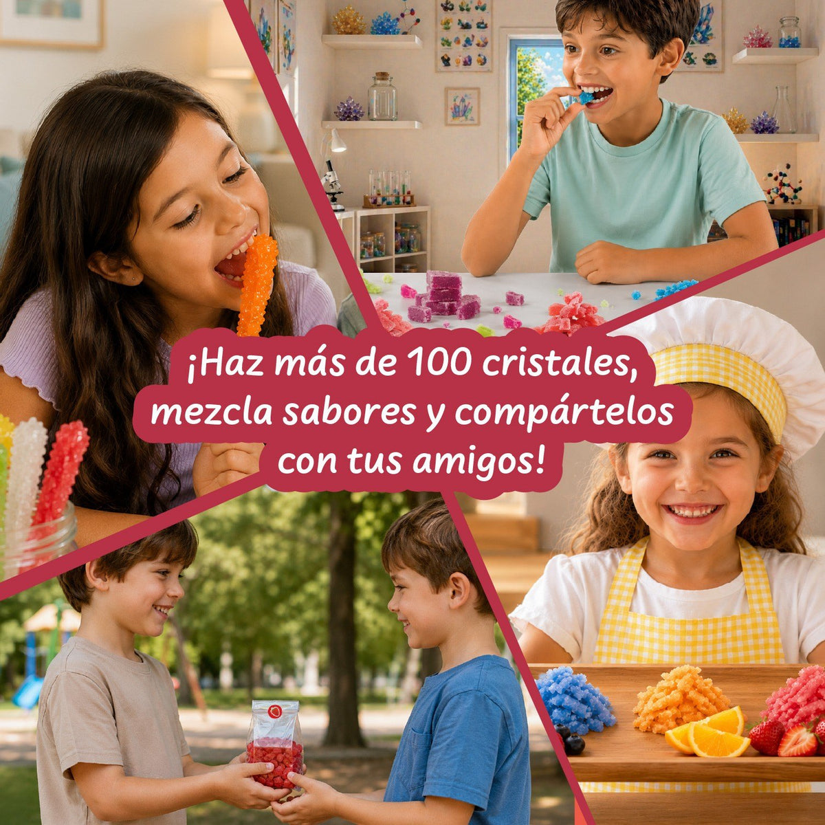 Cristales Comestibles